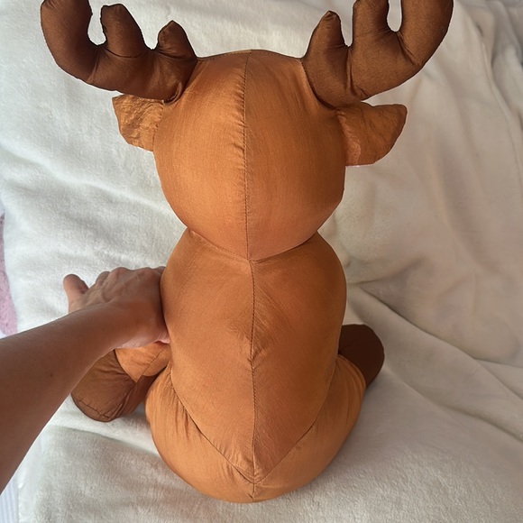 Rudolph the red nose reindeer parachute material, large plush stuffed animal - Picture 10 of 10